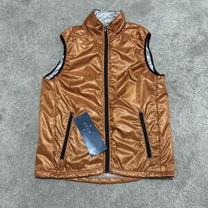 NW Alpine Vest Mens Size Small Orange Outdoors Hiking Made USA